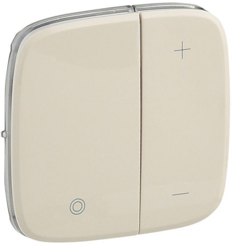 Лицевая панель Legrand Valena Allure для светорегулятора нажимного слоновая кость фото Лицевая панель Legrand Valena Allure для светорегулятора нажимного слоновая кость картинка